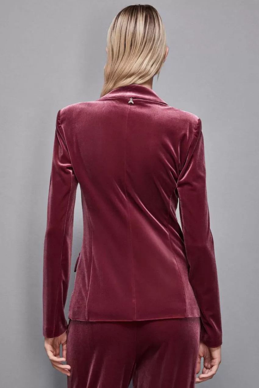 giacca_in_velluto_essential_2-1.webp Patrizia Pepe Tailleur | Blazer<Giacca in velluto "Essential"