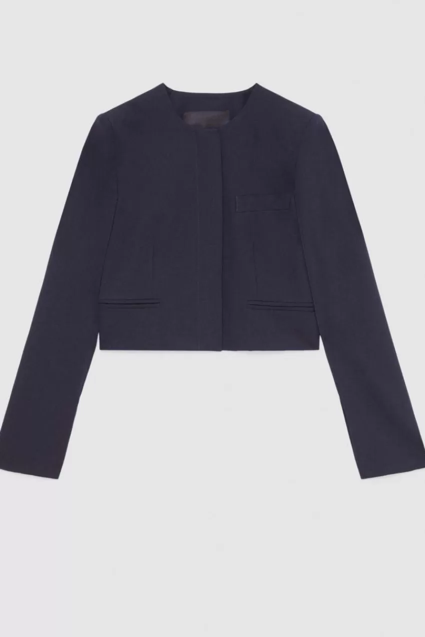 giacca_marsina_in_gabardina_4.webp Patrizia Pepe Blazer | Giacche<Giacca marsina in gabardina