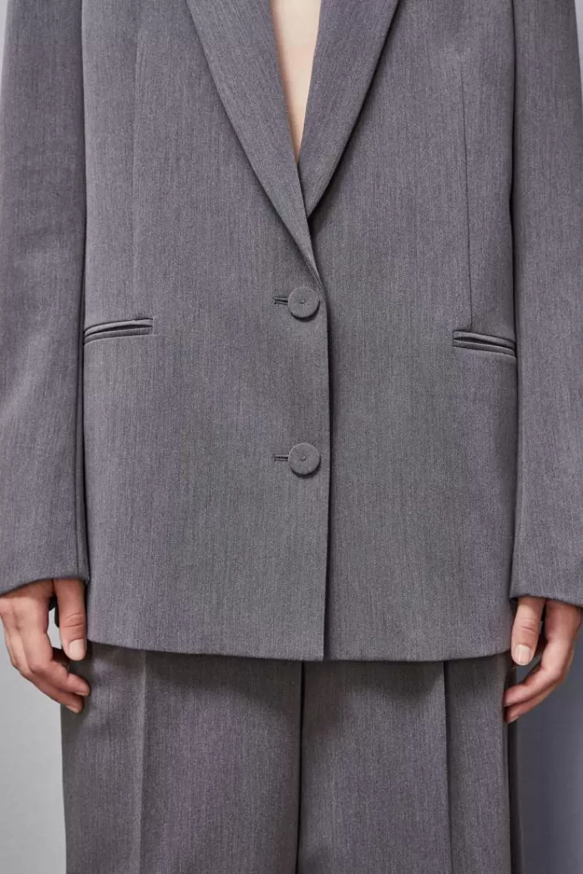 giacca_over_in_viscosa_essential_3.webp Patrizia Pepe Tailleur | Blazer<Giacca over in viscosa "Essential"