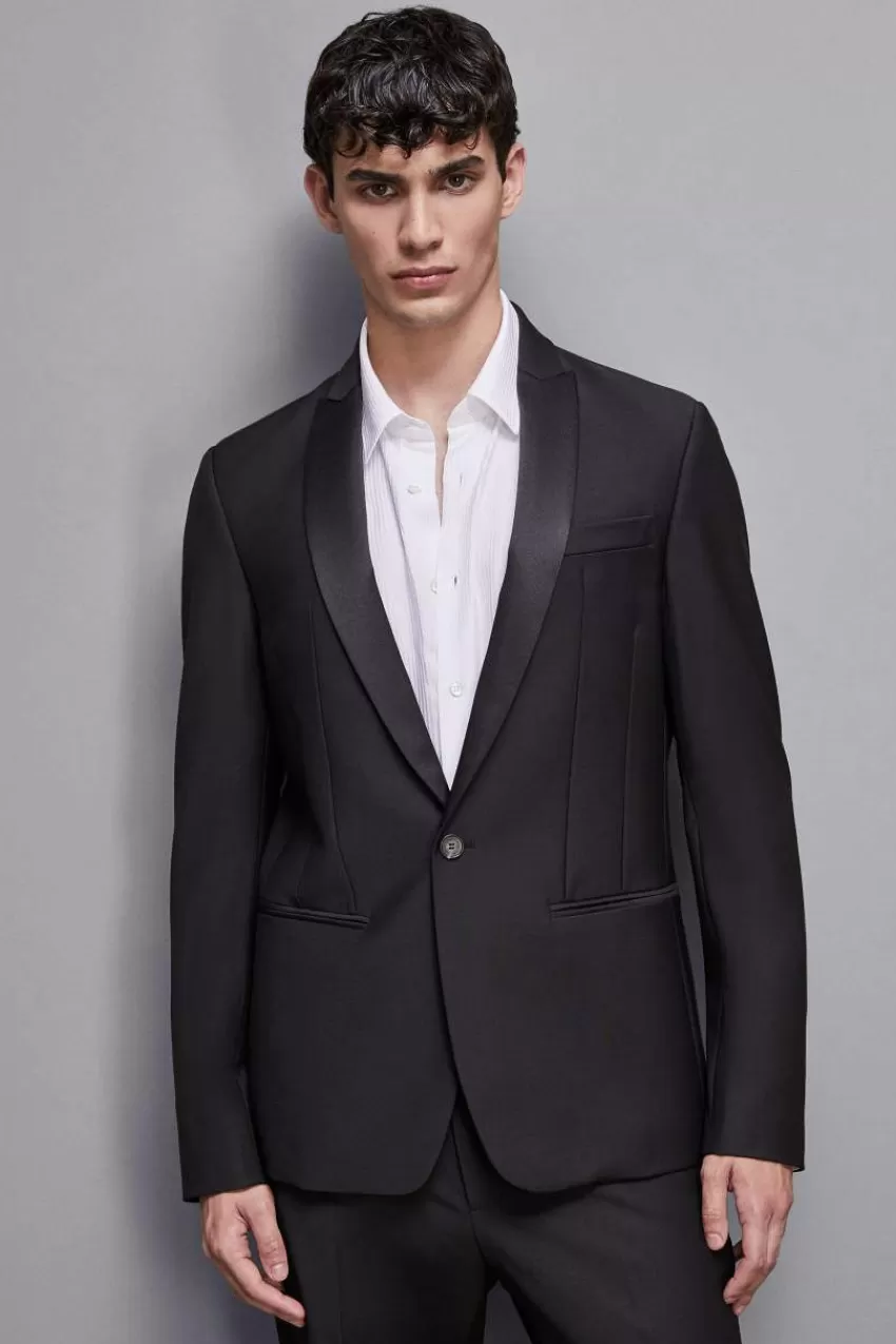 giacca_smocking_un_bottone_3.webp Uomo Patrizia Pepe Giacche<Giacca smocking un bottone