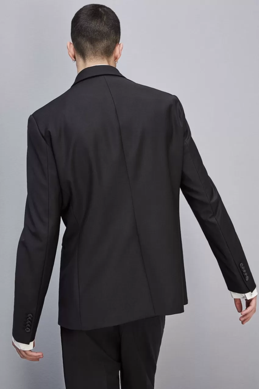 giacca_smoking_un_bottone_in_fresco_lana_2.webp Uomo Patrizia Pepe Giacche<Giacca smoking un bottone in fresco lana