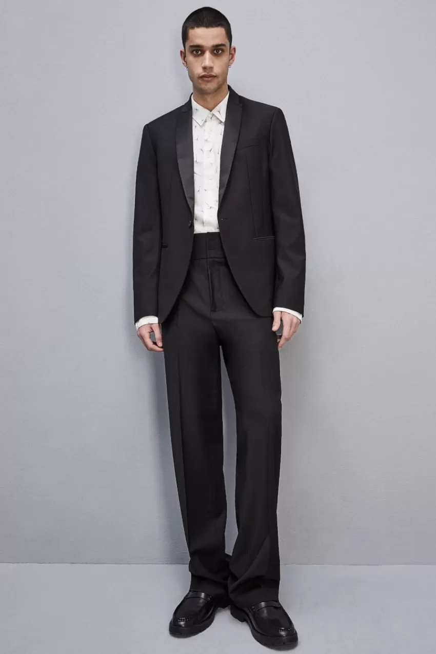 giacca_smoking_un_bottone_in_fresco_lana_5.webp Uomo Patrizia Pepe Giacche<Giacca smoking un bottone in fresco lana