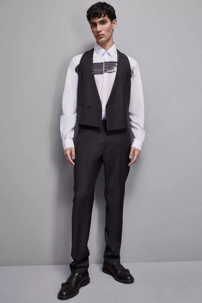 gilet_asimmetrico_con_piercing_5.webp Uomo Patrizia Pepe Giacche<Gilet asimmetrico con piercing