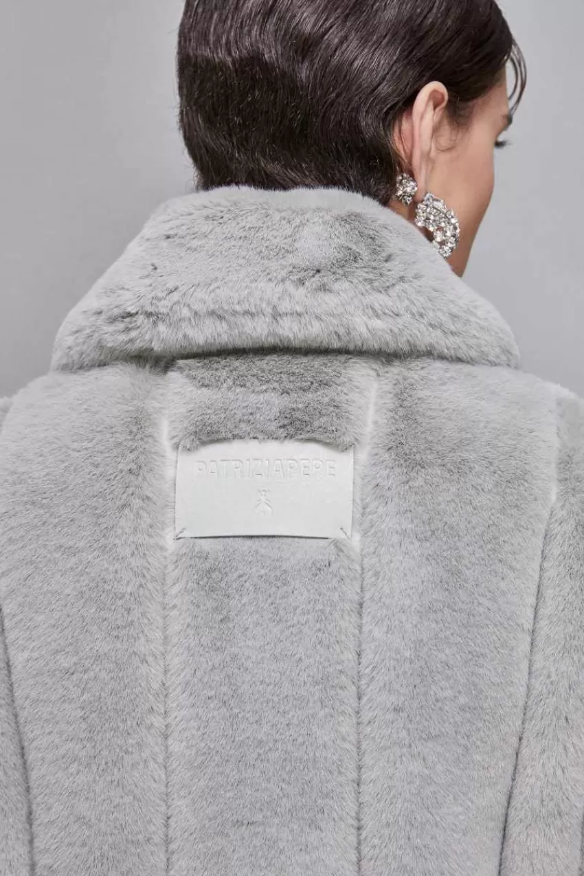 giubbotto_midi_in_tessuto_sintetico_3-2.webp Patrizia Pepe Cappotti<Giubbotto midi in tessuto sintetico