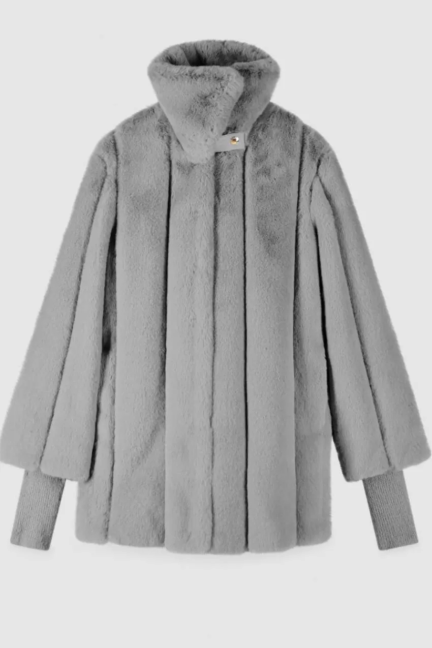 giubbotto_midi_in_tessuto_sintetico_4-2.webp Patrizia Pepe Cappotti<Giubbotto midi in tessuto sintetico