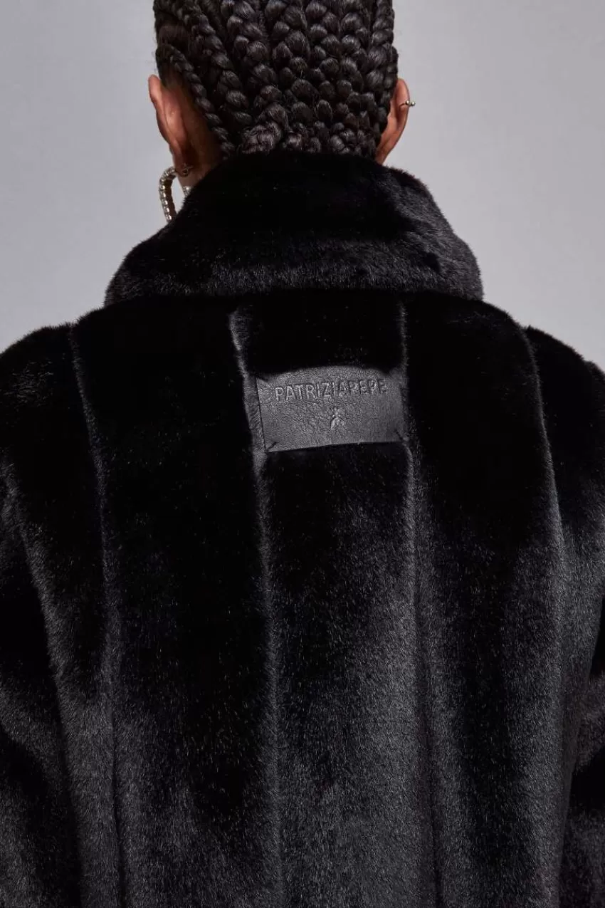 giubbotto_midi_in_tessuto_sintetico_5.webp Patrizia Pepe Cappotti<Giubbotto midi in tessuto sintetico