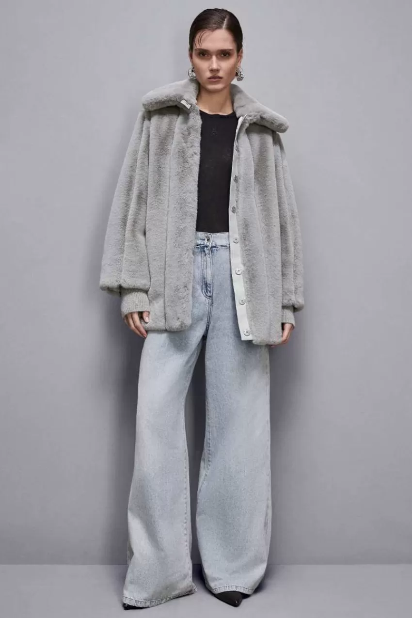 giubbotto_midi_in_tessuto_sintetico_6.webp Patrizia Pepe Cappotti<Giubbotto midi in tessuto sintetico