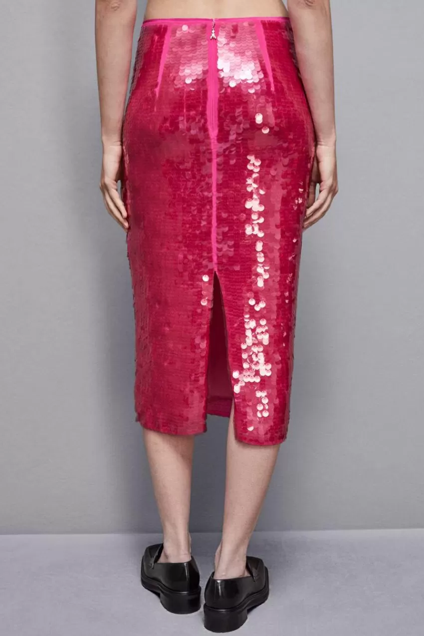 gonna_in_tulle_stretch_con_paillettes_2.webp Patrizia Pepe Longuette<Gonna in tulle stretch con paillettes