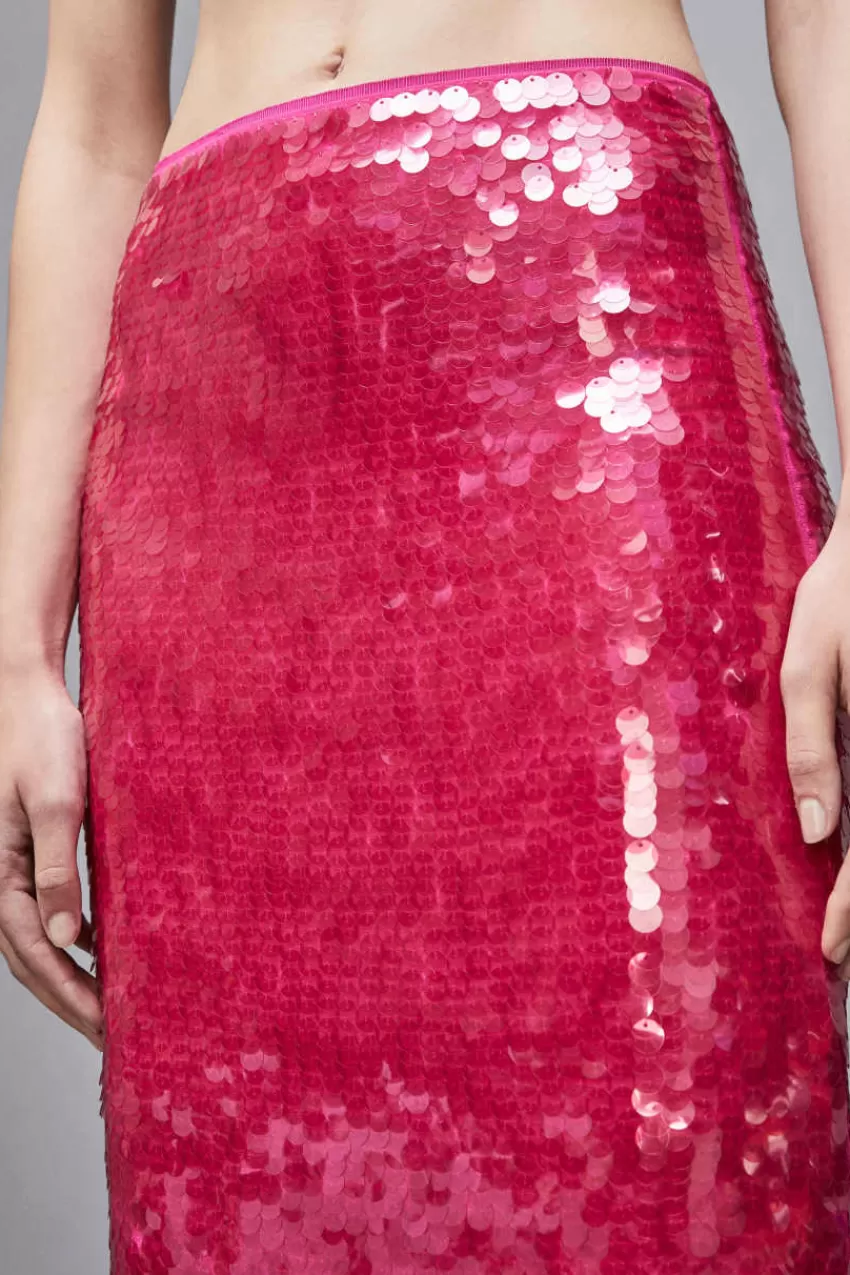 gonna_in_tulle_stretch_con_paillettes_3.webp Patrizia Pepe Longuette<Gonna in tulle stretch con paillettes