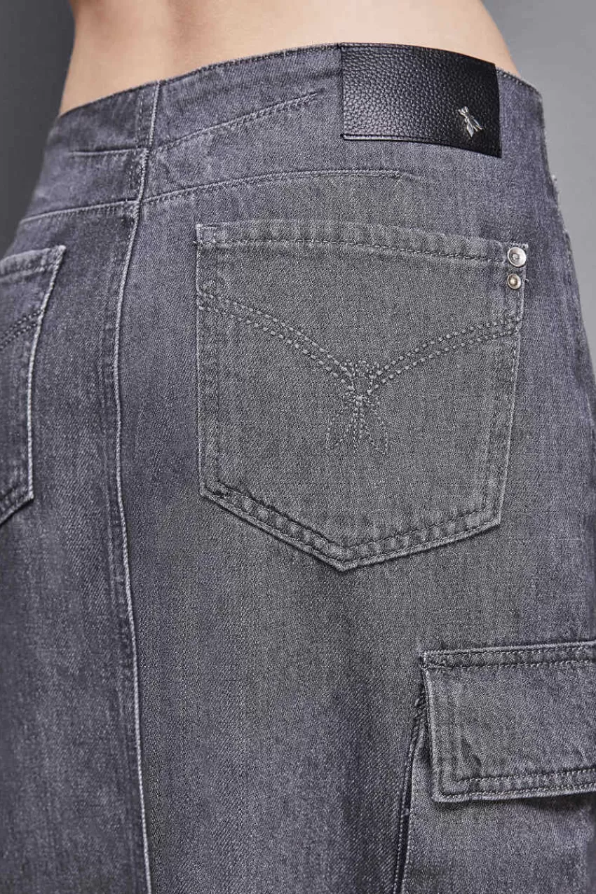 gonna_lunga_in_jeans_grigio_5.webp Patrizia Pepe Lunghe<Gonna lunga in jeans