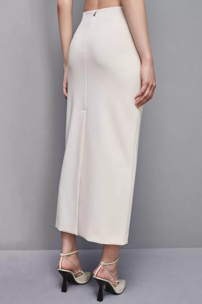 gonna_pencil_in_twill_3.webp Patrizia Pepe Tailleur | Longuette<Gonna pencil in twill