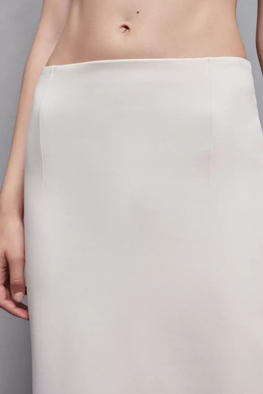 gonna_pencil_in_twill_5.webp Patrizia Pepe Tailleur | Longuette<Gonna pencil in twill