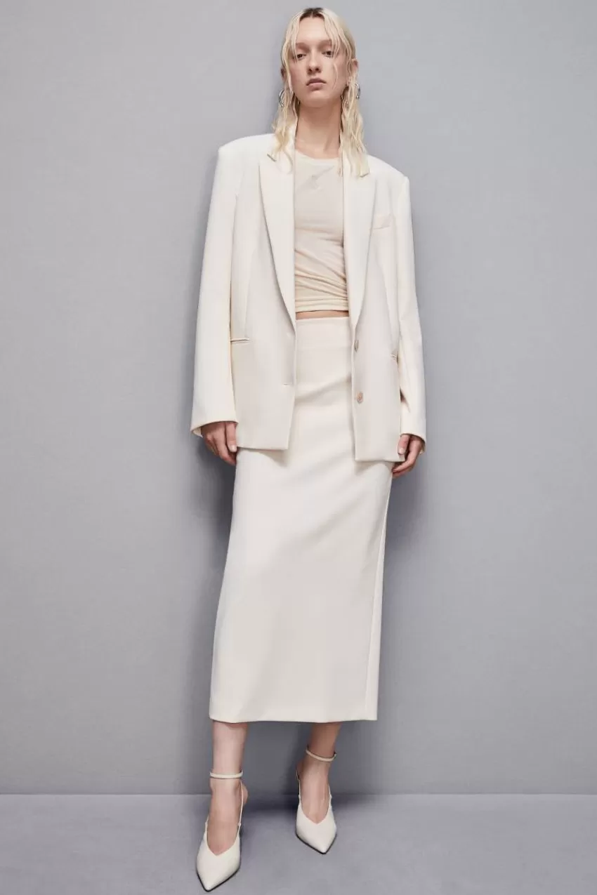 gonna_pencil_in_twill_7.webp Patrizia Pepe Tailleur | Longuette<Gonna pencil in twill