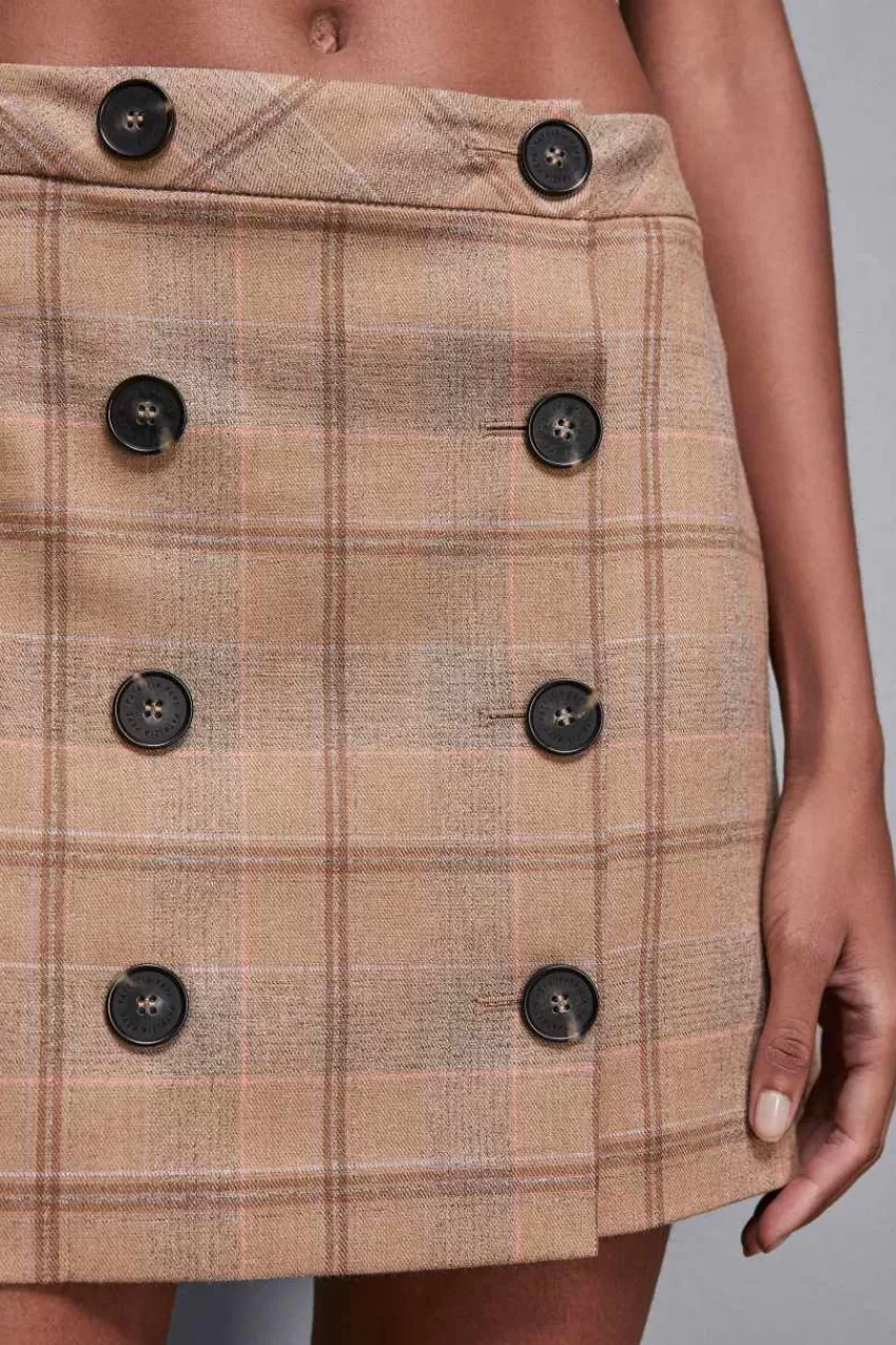 gonna_portafoglio_mini_in_tela_3.webp Patrizia Pepe Tailleur | Mini<Gonna portafoglio mini in tela