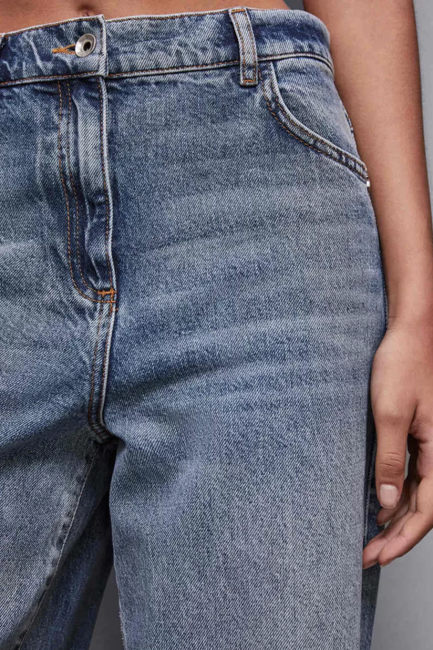 jeans_a_vita_bassa_e_gamba_larga_3.webp Patrizia Pepe Jeans<Jeans a vita bassa e gamba larga