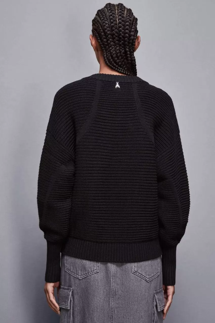 maglia_a_coste_in_lana_2.webp Patrizia Pepe Maglie<Maglia a coste in lana