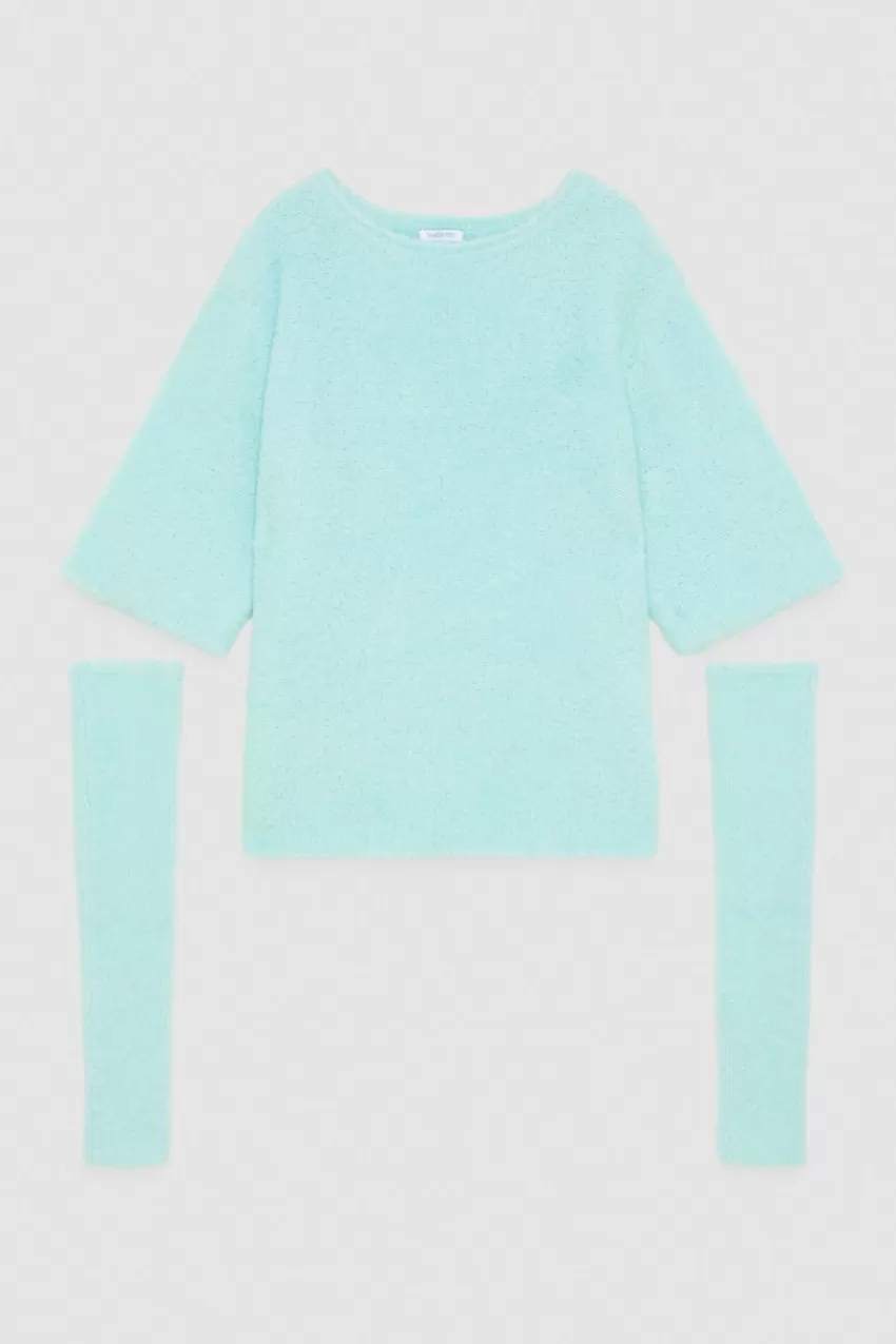 maglia_boucl_a_mezze_maniche_4-1.webp Patrizia Pepe Maglie<Maglia bouclè a mezze maniche