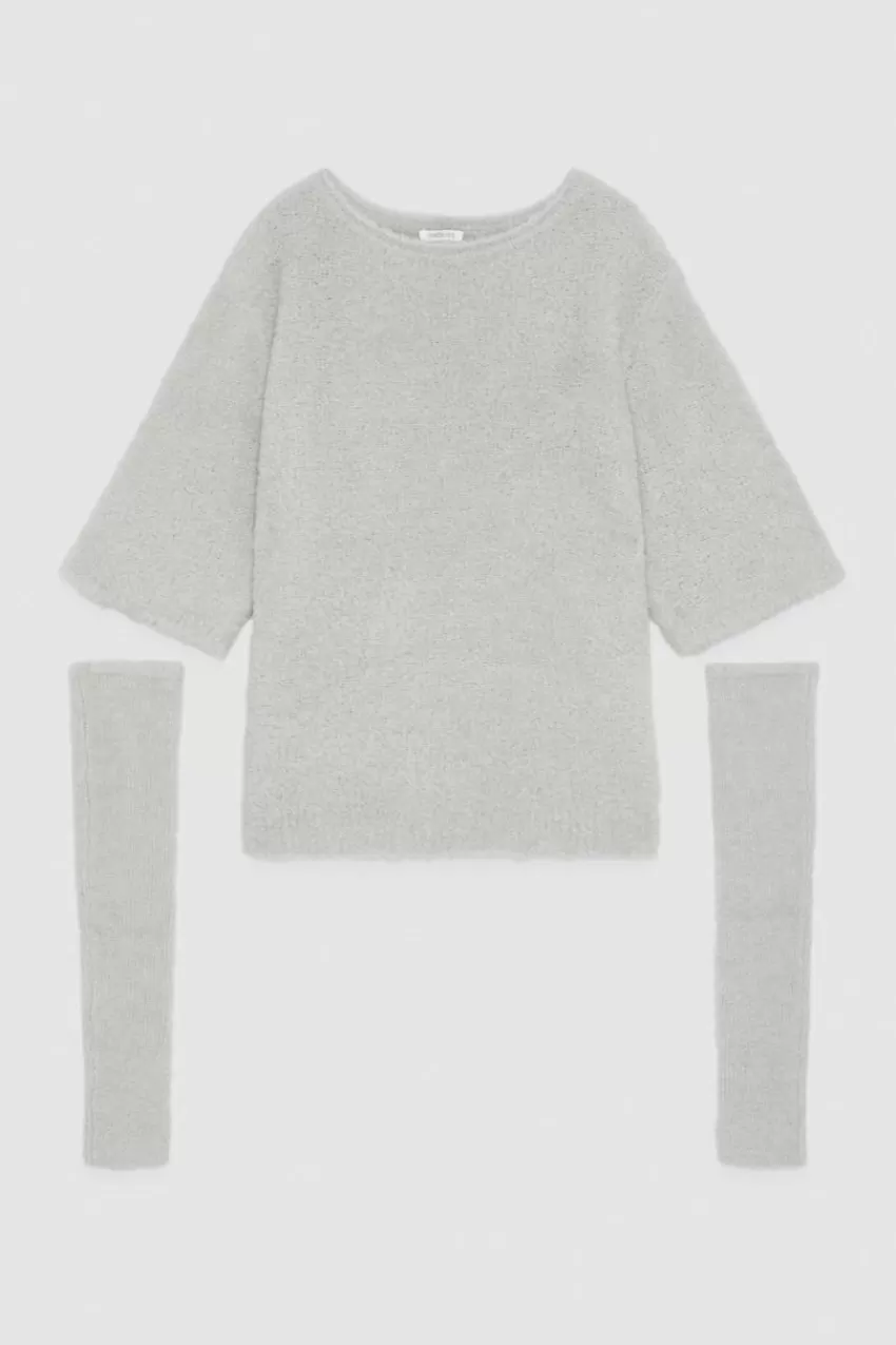 maglia_boucl_a_mezze_maniche_4.webp Patrizia Pepe Maglie<Maglia bouclè a mezze maniche