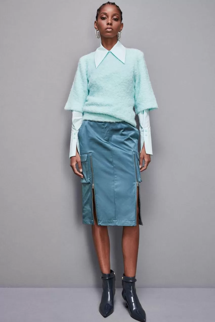 maglia_boucl_a_mezze_maniche_5-1.webp Patrizia Pepe Maglie<Maglia bouclè a mezze maniche