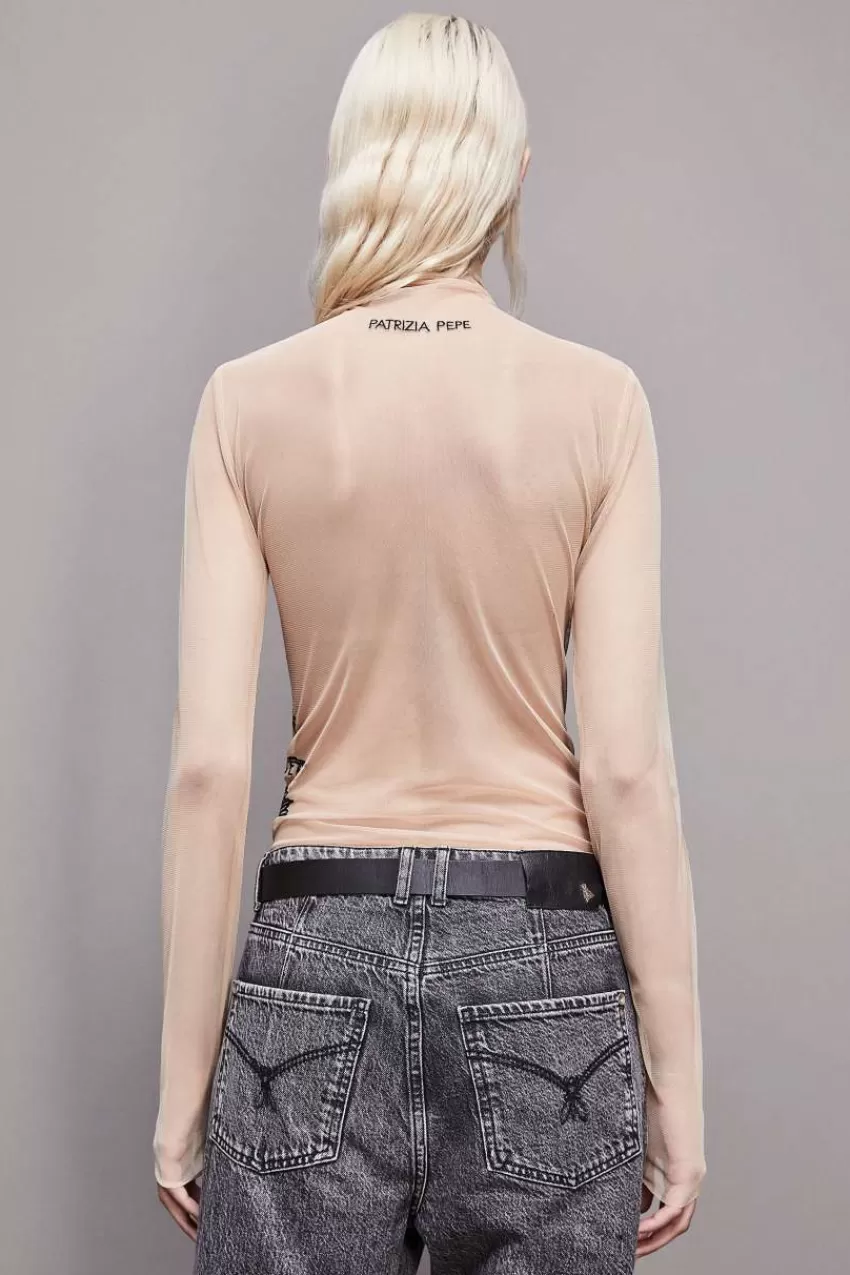 maglia_con_ricamo_in_tulle_2.webp Patrizia Pepe Maglie<Maglia con ricamo in tulle