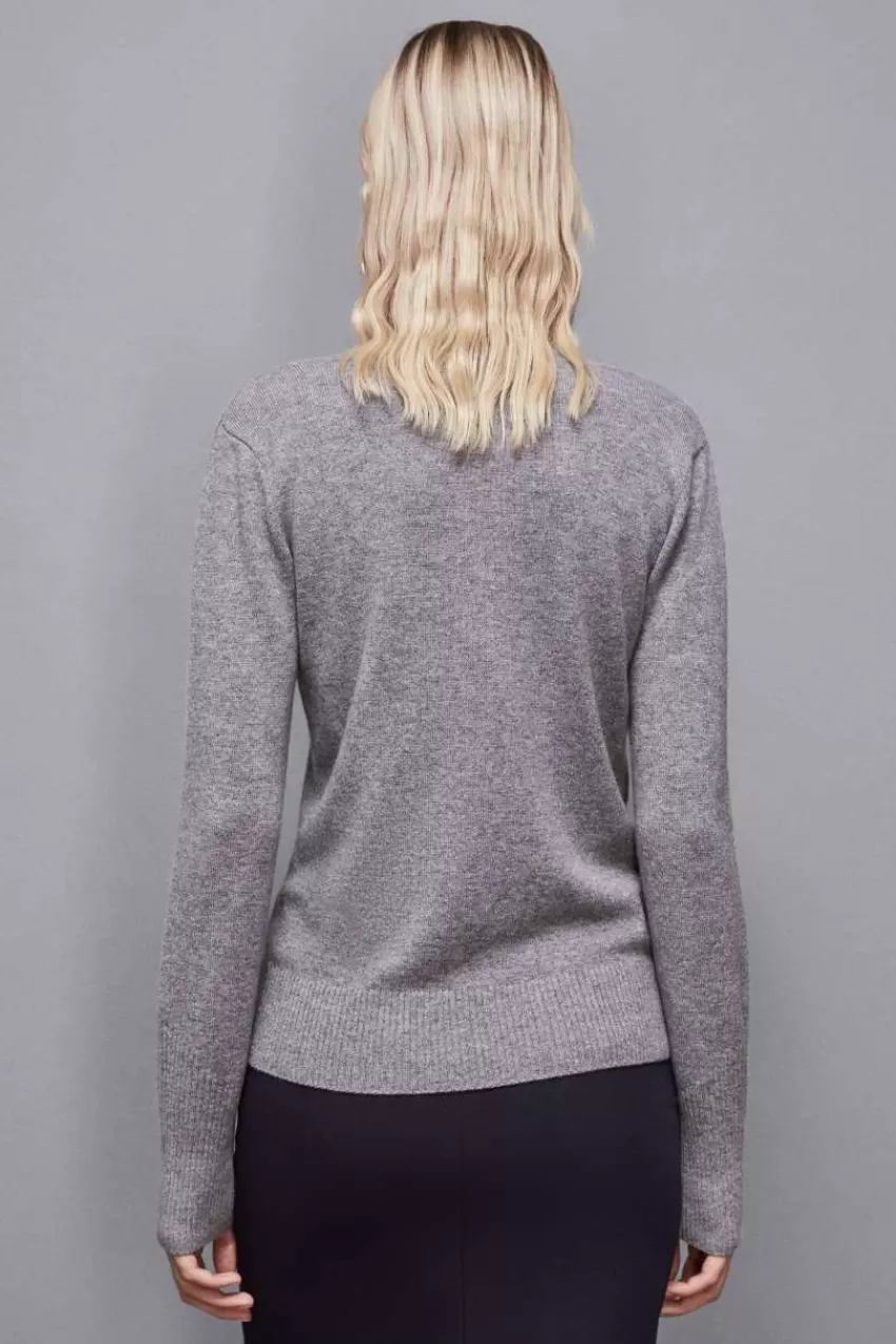 maglia_con_scollo_a_v_in_cashmere_2-1.webp Patrizia Pepe Maglie<Maglia con scollo a "V" in Cashmere