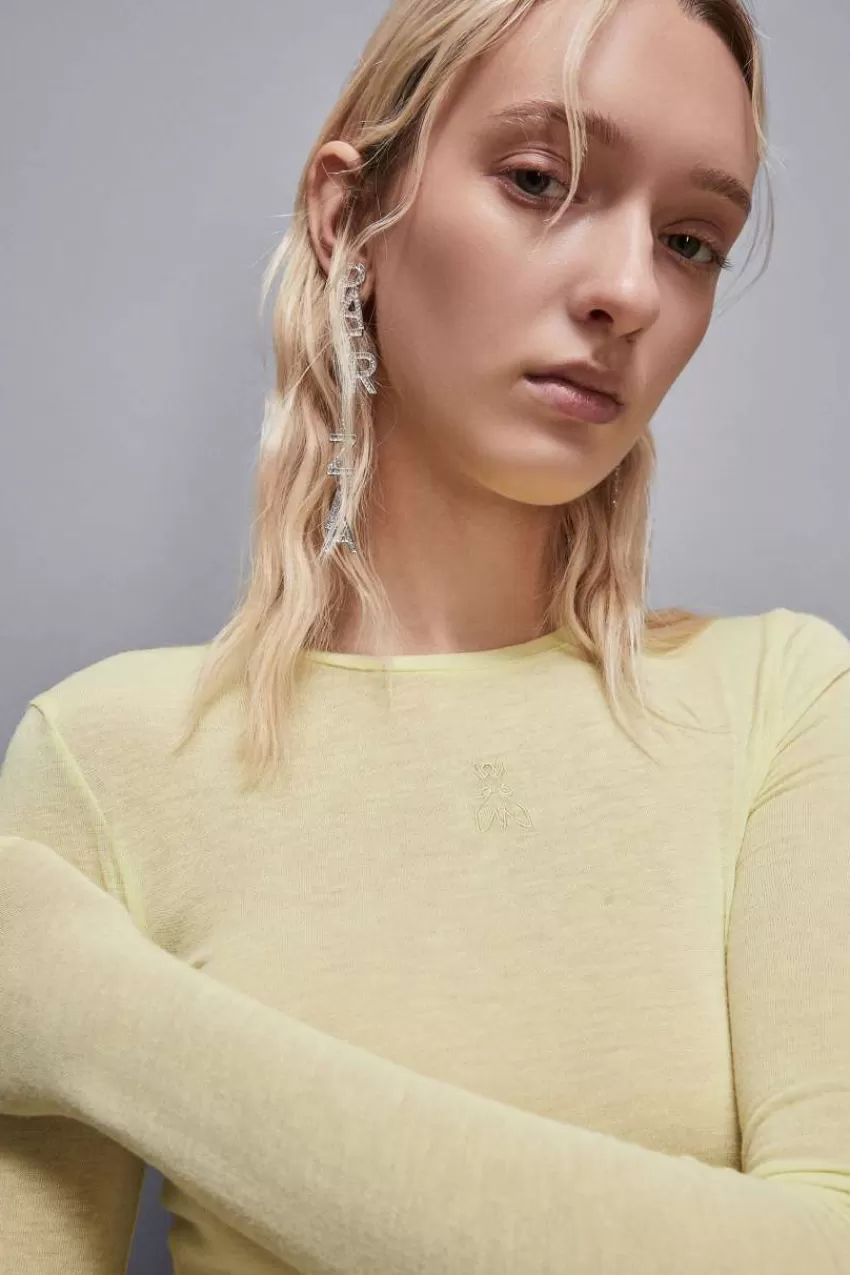 maglia_girocollo_in_jersey_3-1.webp Patrizia Pepe Tops<Maglia girocollo in jersey