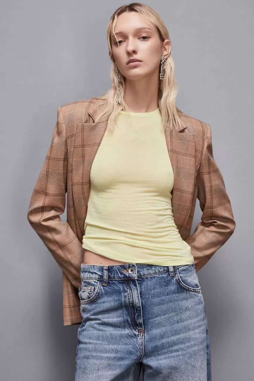 maglia_girocollo_in_jersey_5.webp Patrizia Pepe Tops<Maglia girocollo in jersey