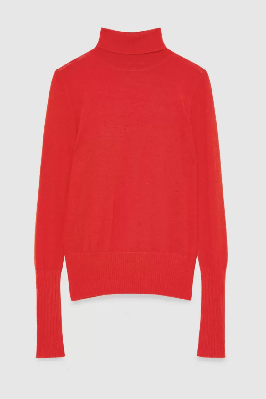 maglia_in_lana_a_collo_alto_slim_fit_3.webp Patrizia Pepe Maglie<Maglia in lana a collo alto slim fit