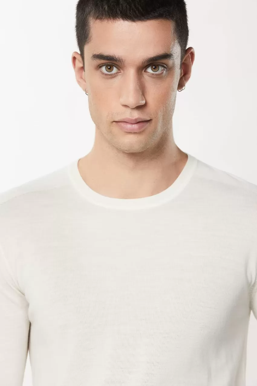 maglia_in_lana_slim_fit_3.webp Uomo Patrizia Pepe Maglieria<Maglia in lana slim fit