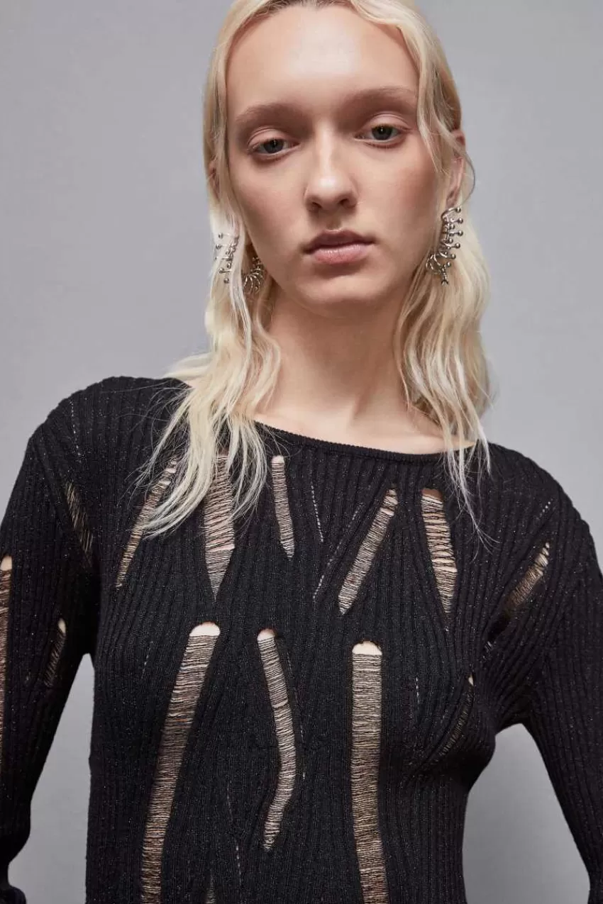 maglia_maniche_lunghe_essential_3.webp Patrizia Pepe Maglie<Maglia maniche lunghe Essential