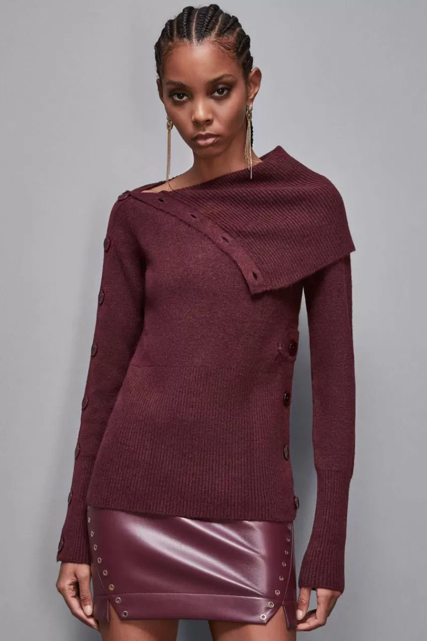 maglia_morbida_con_bottoni_3.webp Patrizia Pepe Maglie<Maglia morbida con bottoni