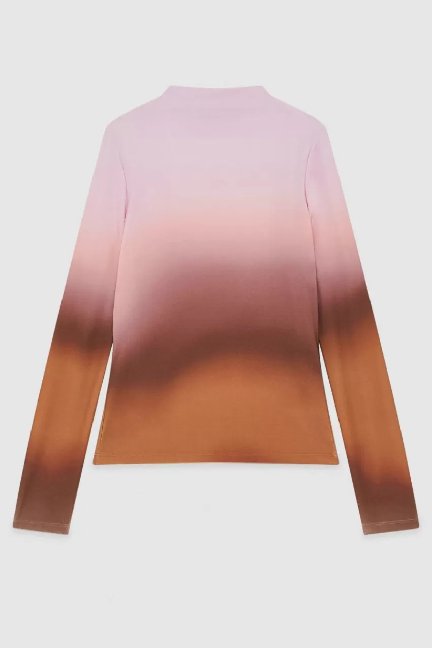 maglia_skinny_in_jersey_essential_4.webp Patrizia Pepe Tops<Maglia skinny in jersey Essential