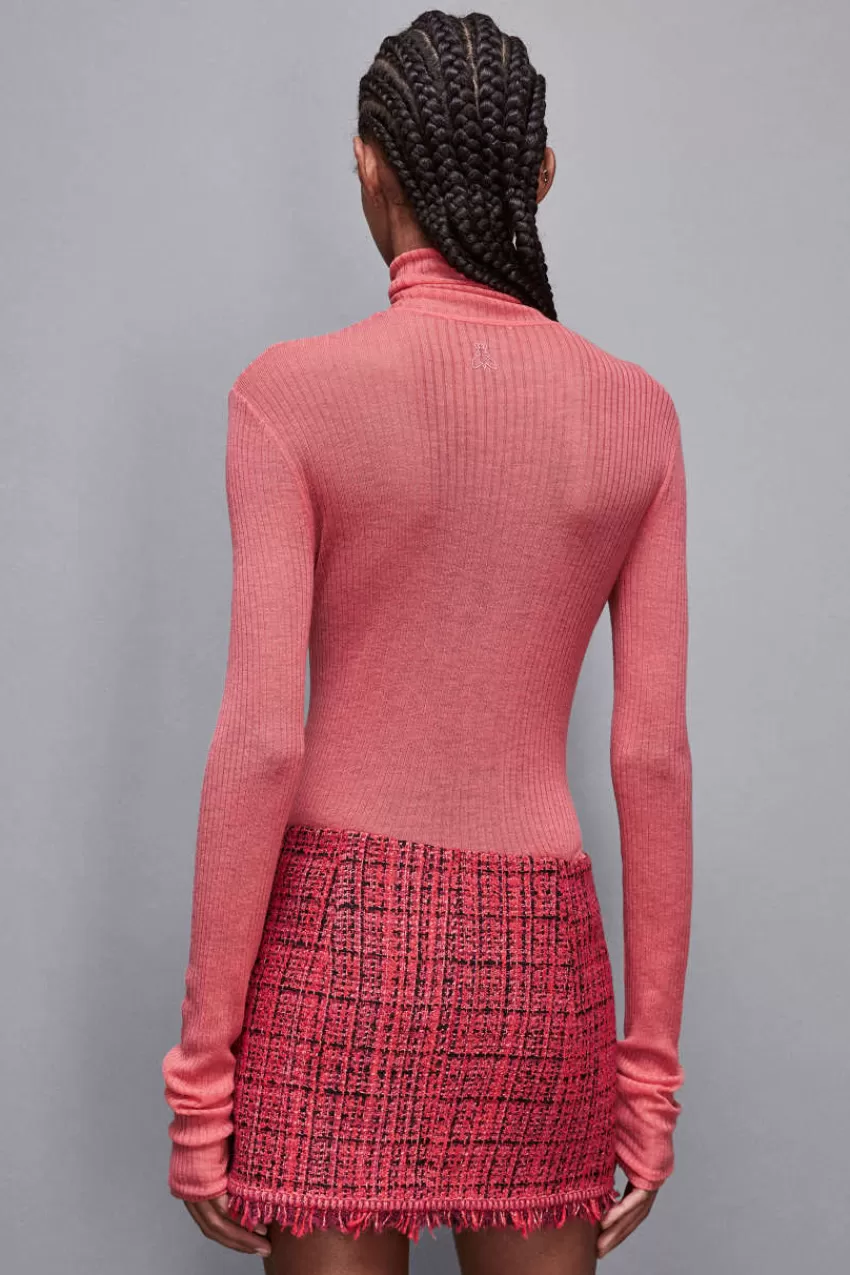 maglia_slim_fit_in_lana_essential_2.webp Patrizia Pepe Maglie<Maglia slim fit in lana Essential