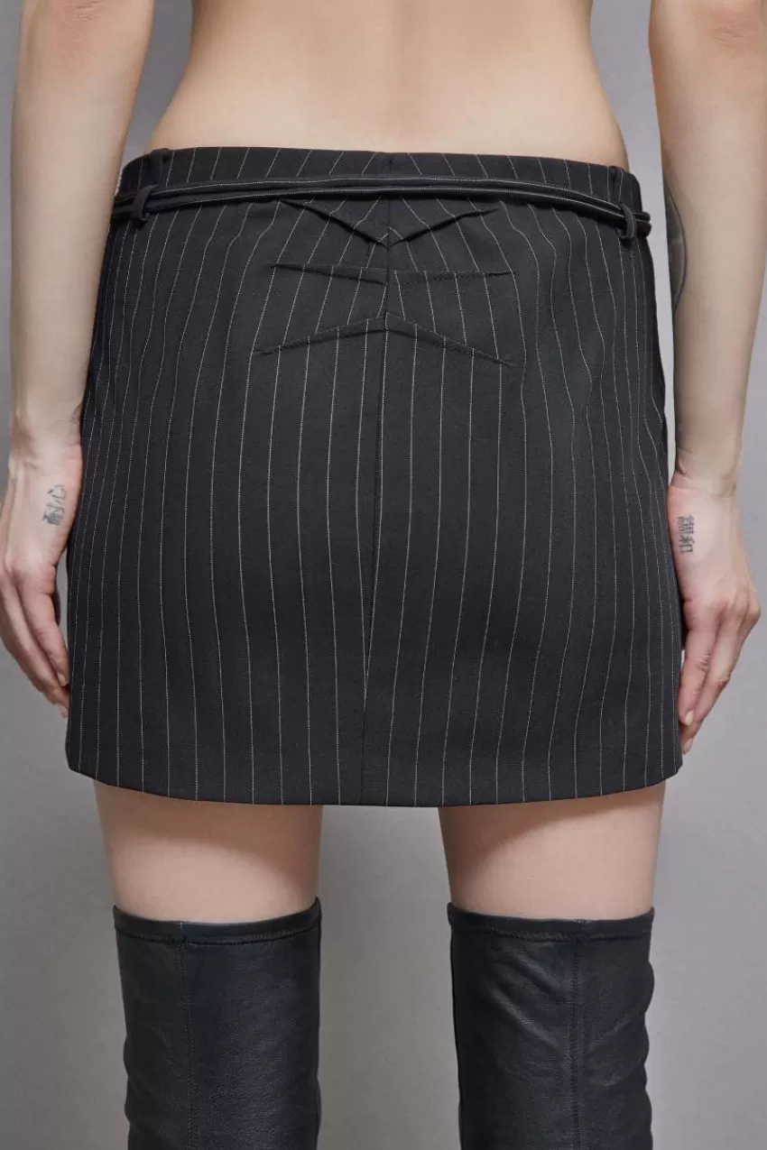 minigonna_a_vita_bassa_gessata_2-1.webp Patrizia Pepe Mini<Minigonna a vita bassa gessata