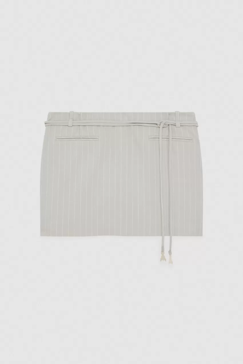 minigonna_a_vita_bassa_gessata_4.webp Patrizia Pepe Mini<Minigonna a vita bassa gessata