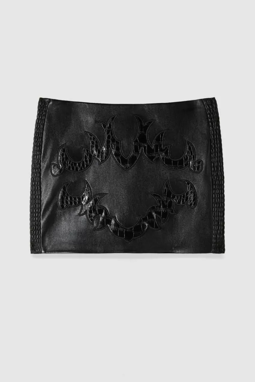 minigonna_con_ricamo_patchwork_4.webp Patrizia Pepe Mini<Minigonna con ricamo patchwork