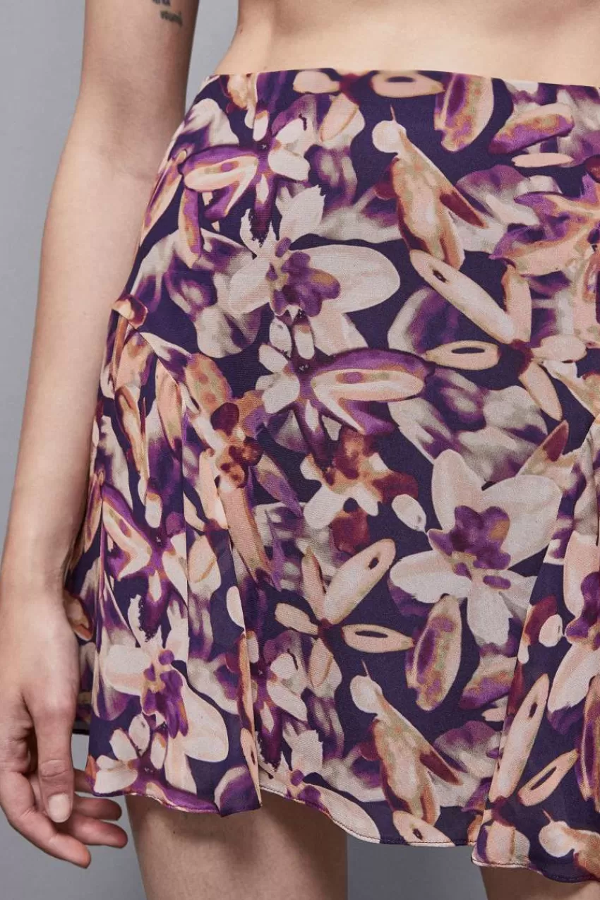 minigonna_con_zip_in_georgette_fantasia_3.webp Patrizia Pepe Mini<Minigonna con zip in georgette fantasia