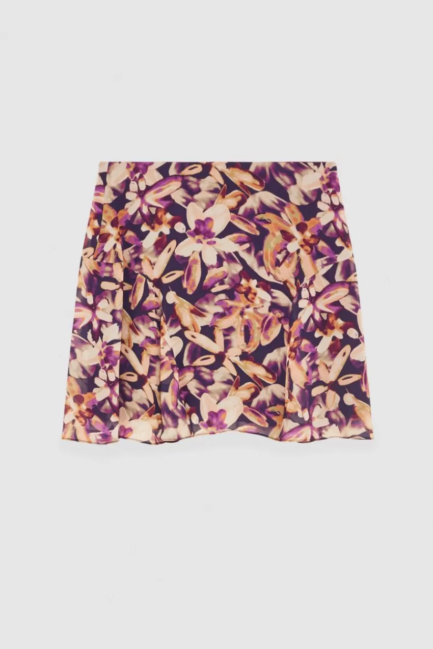 minigonna_con_zip_in_georgette_fantasia_4.webp Patrizia Pepe Mini<Minigonna con zip in georgette fantasia