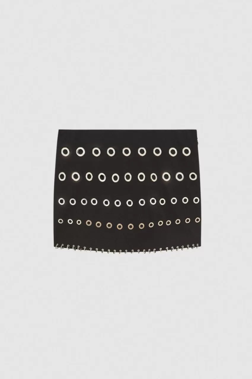 minigonna_in_crpe_a_vita_bassa_4.webp Patrizia Pepe Mini<Minigonna in crêpe a vita bassa