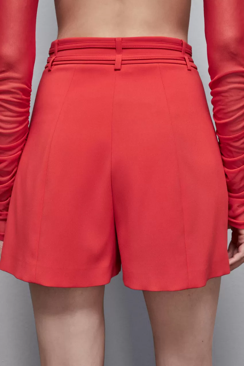 pantaloncini_con_cintura_essential_2-1.webp Patrizia Pepe Shorts<Pantaloncini con cintura Essential