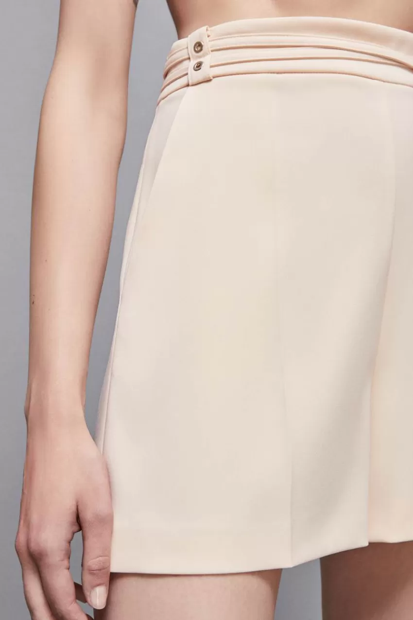 pantaloncini_con_cintura_essential_3.webp Patrizia Pepe Shorts<Pantaloncini con cintura Essential