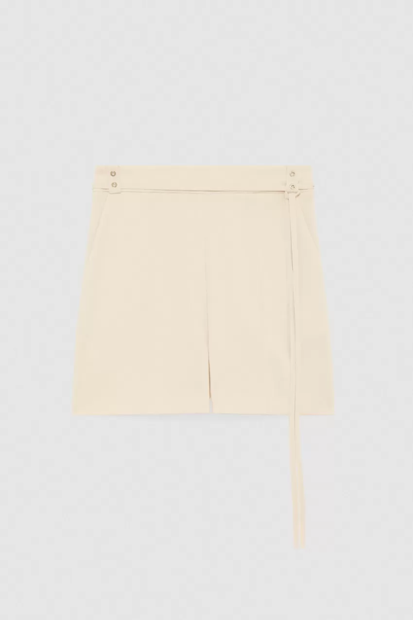 pantaloncini_con_cintura_essential_4.webp Patrizia Pepe Shorts<Pantaloncini con cintura Essential