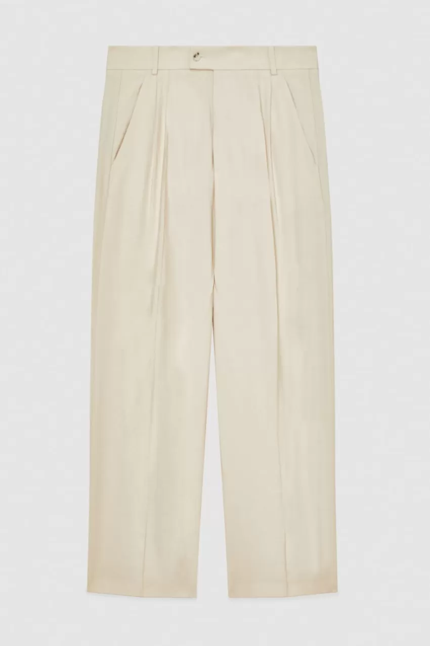 pantalone_con_pinces_in_twill_di_viscosa_4.webp Uomo Patrizia Pepe Pantaloni<Pantalone con pinces in twill di viscosa