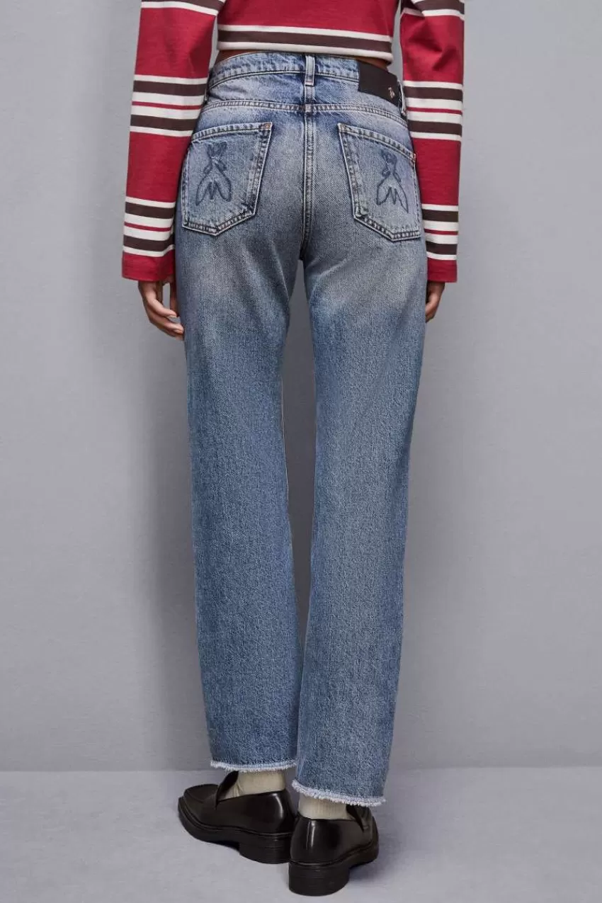 pantalone_slim_in_denim_blu_2-2.webp Patrizia Pepe Jeans<Pantalone slim in denim