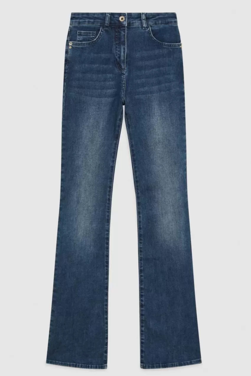 pantalone_slim_in_denim_blu_4-1.webp Patrizia Pepe Jeans<Pantalone slim in denim blu