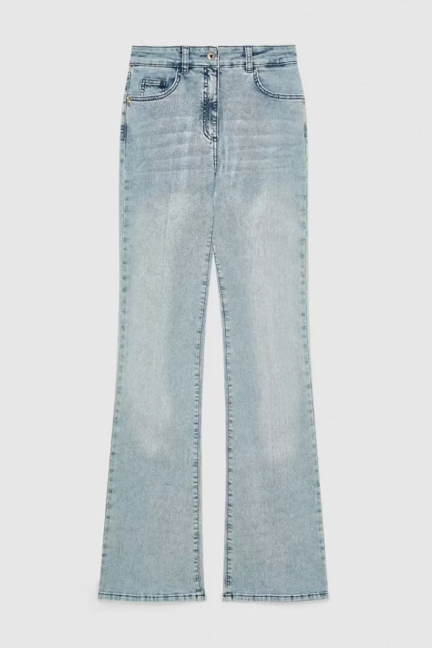pantalone_slim_in_denim_blu_4.webp Patrizia Pepe Jeans<Pantalone slim in denim blu