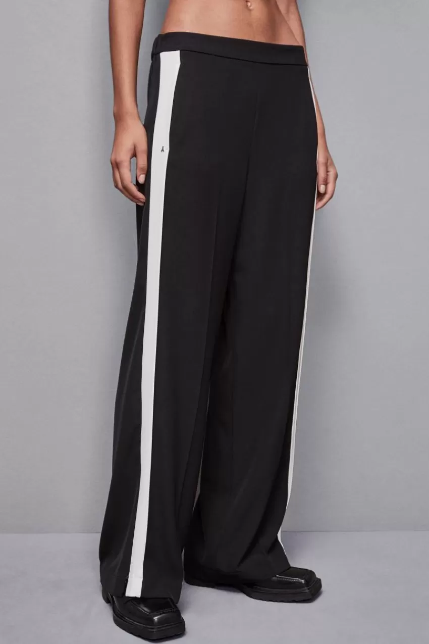 Patrizia Pepe Palazzo<Pantalone vita bassa con banda colorata