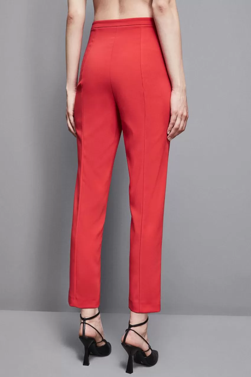 pantaloni_a_sigaretta_in_crepe_essential_2.webp Patrizia Pepe Sigaretta<Pantaloni a sigaretta in crepe Essential