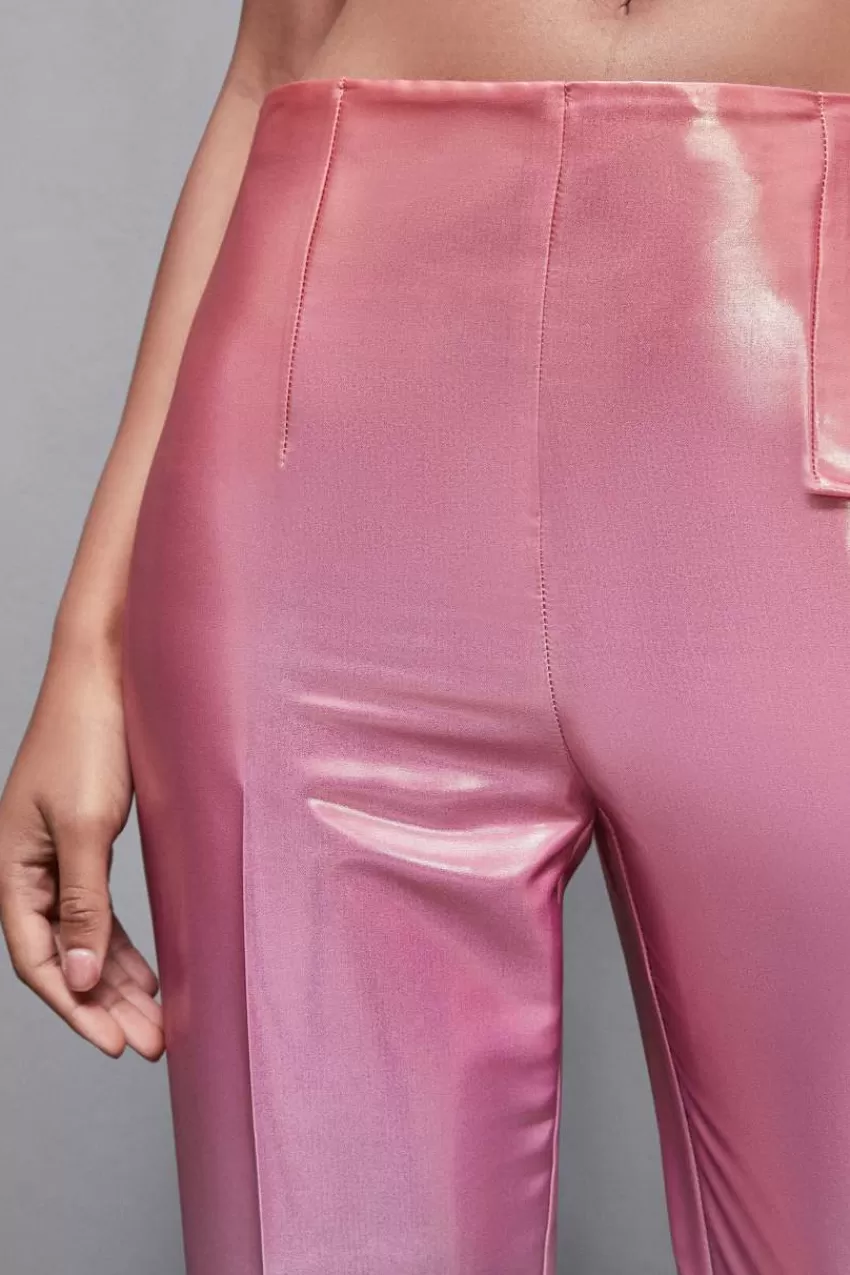 pantaloni_a_vita_alta_in_raso_5.webp Patrizia Pepe Straight Cut<Pantaloni a vita alta in raso