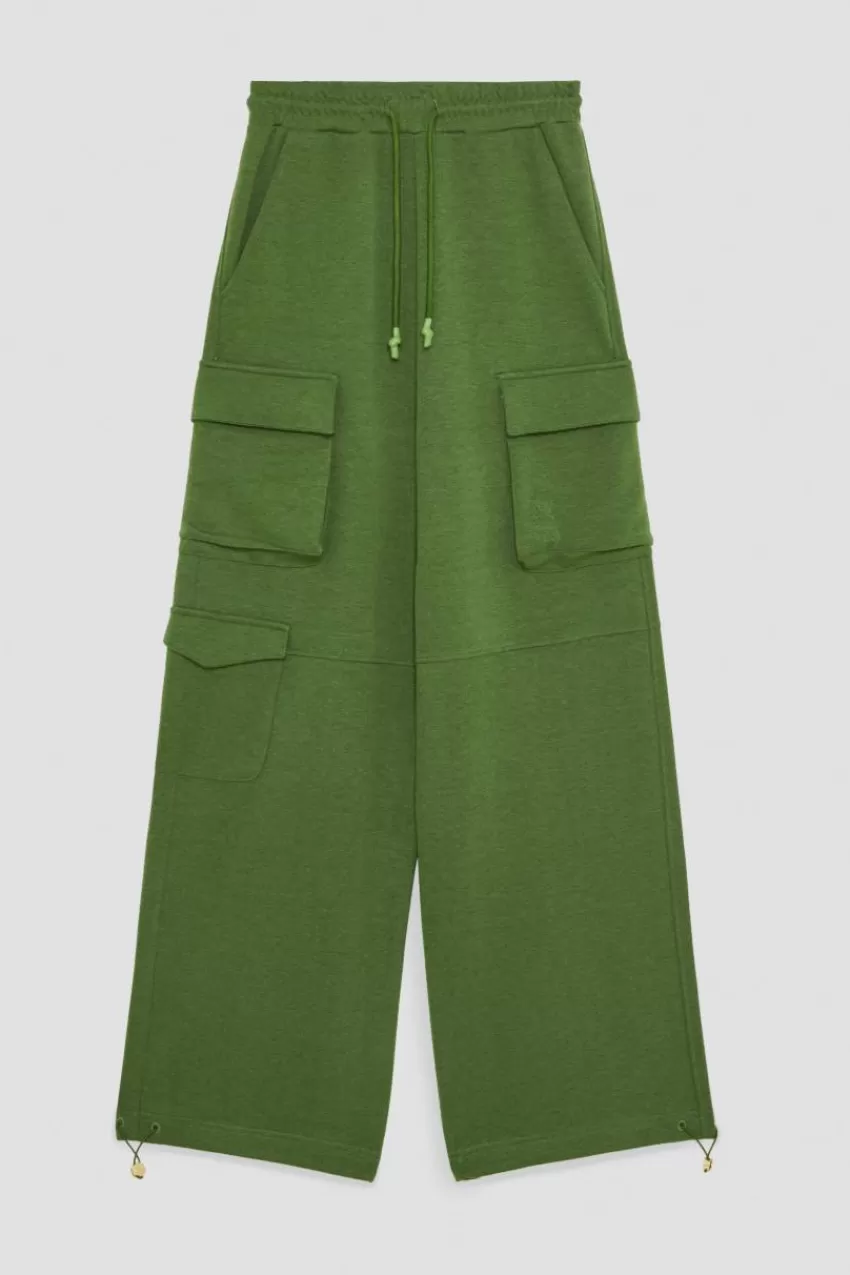 pantaloni_cargo_in_felpa_misto_cotone_4.webp Patrizia Pepe Joggings<Pantaloni cargo in felpa misto cotone